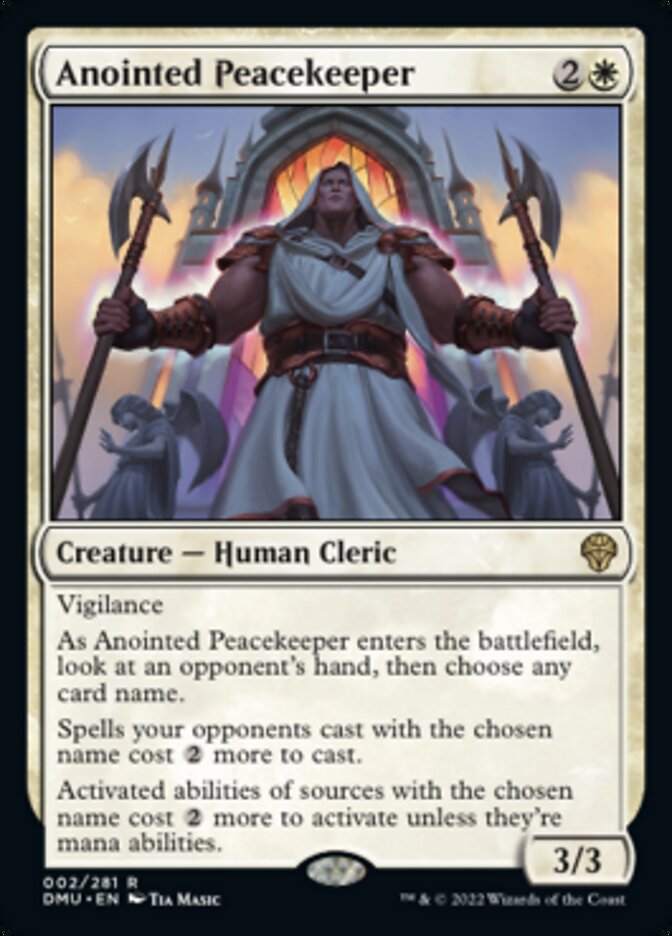 Anointed Peacekeeper [Dominaria United] | Tables and Towers