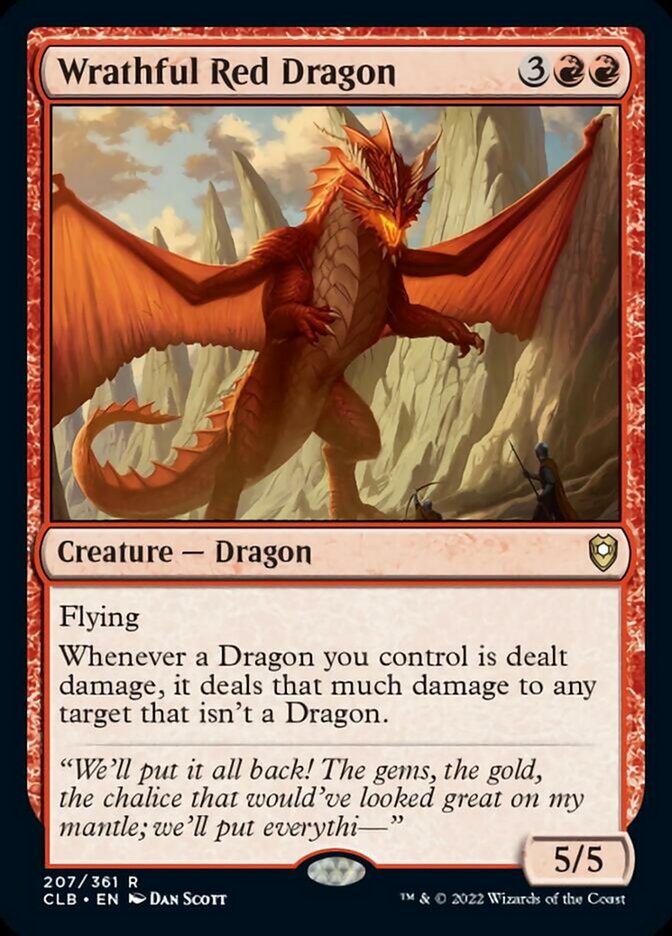 Wrathful Red Dragon [Commander Legends: Battle for Baldur's Gate] | Tables and Towers