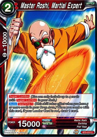 Master Roshi, Martial Expert (BT5-012) [Miraculous Revival] | Tables and Towers