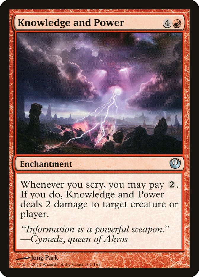 Knowledge and Power [Journey into Nyx] | Tables and Towers