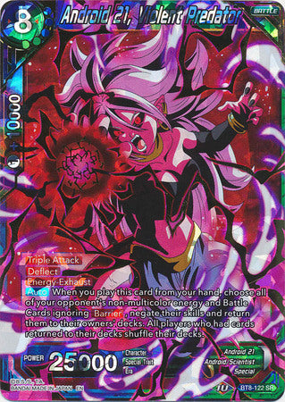 Android 21, Violent Predator (BT8-122) [Malicious Machinations] | Tables and Towers