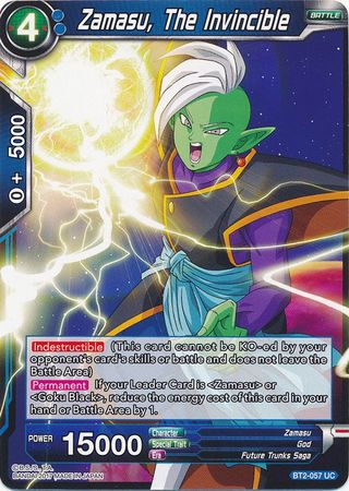 Zamasu, The Invincible (BT2-057) [Union Force] | Tables and Towers