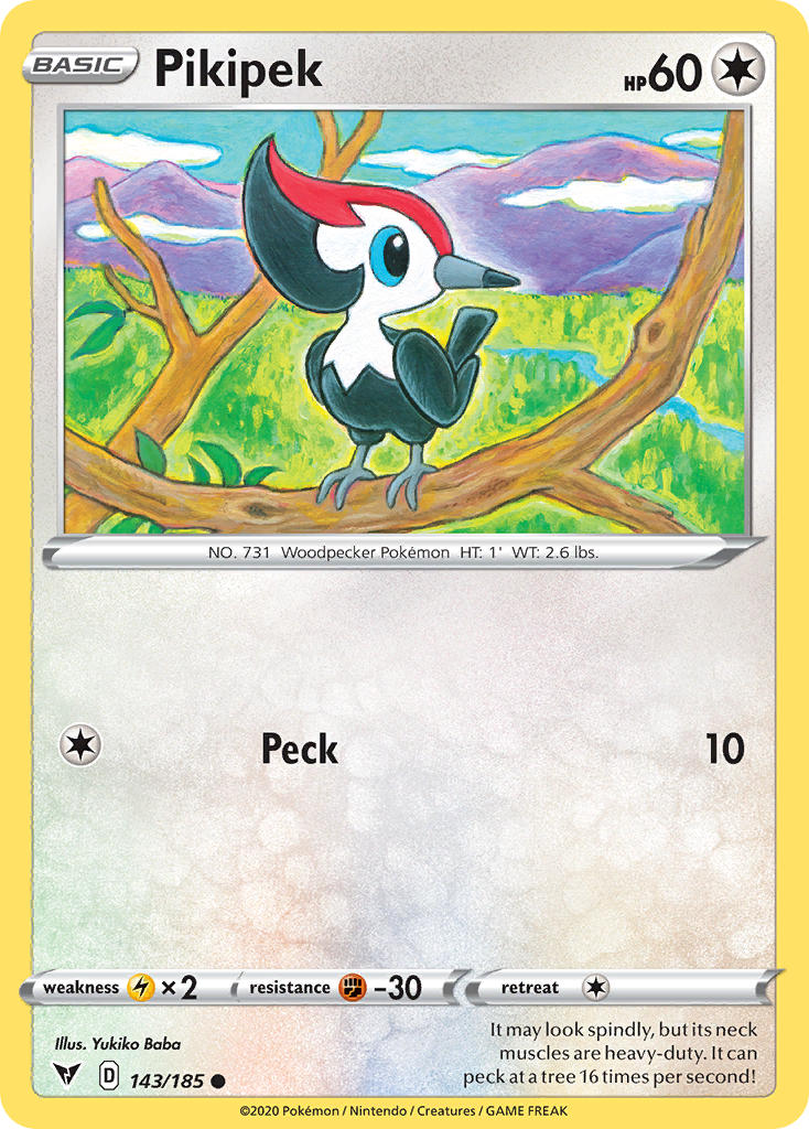 Pikipek (143/185) [Sword & Shield: Vivid Voltage] | Tables and Towers