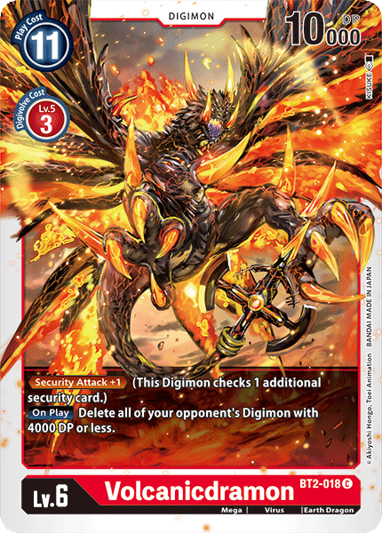 Volcanicdramon [BT2-018] [Release Special Booster Ver.1.0] | Tables and Towers