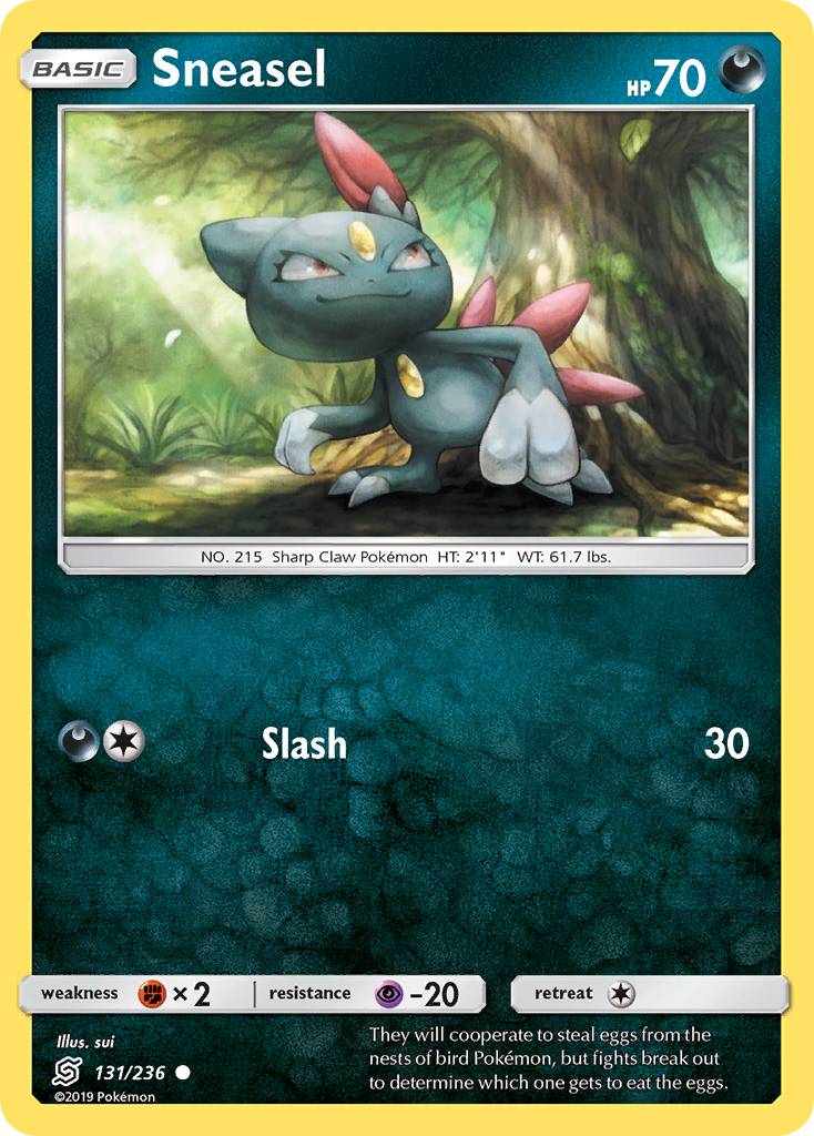 Sneasel (131/236) [Sun & Moon: Unified Minds] | Tables and Towers