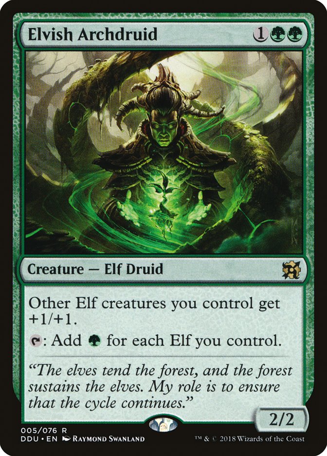 Elvish Archdruid [Duel Decks: Elves vs. Inventors] | Tables and Towers