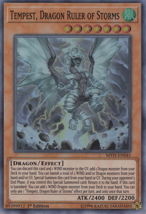 Tempest, Dragon Ruler of Storms [MYFI-EN045] Super Rare | Tables and Towers