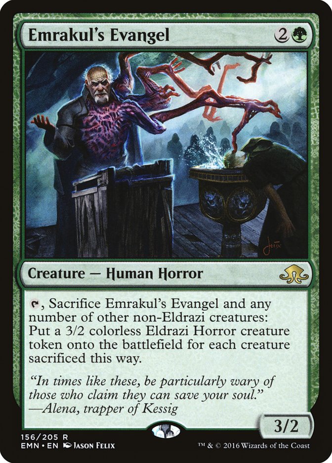 Emrakul's Evangel [Eldritch Moon] | Tables and Towers