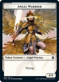 Angel Warrior // Insect Double-Sided Token [Zendikar Rising Tokens] | Tables and Towers