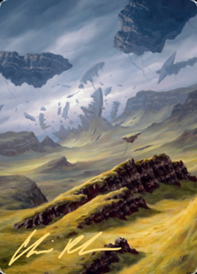 Plains 3 Art Card (Gold-Stamped Signature) [Zendikar Rising Art Series] | Tables and Towers