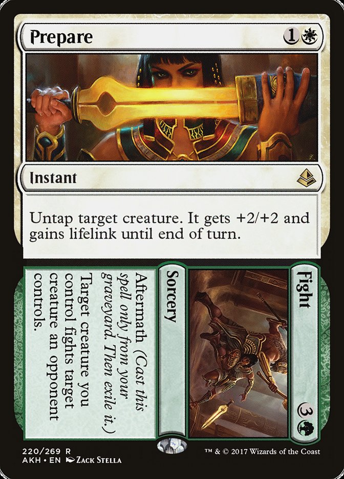 Prepare // Fight [Amonkhet] | Tables and Towers