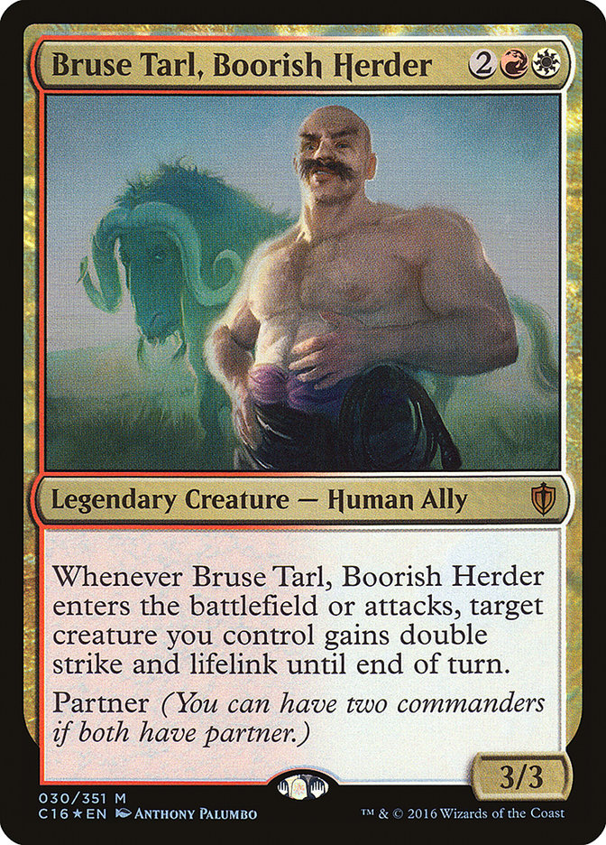 Bruse Tarl, Boorish Herder [Commander 2016] | Tables and Towers