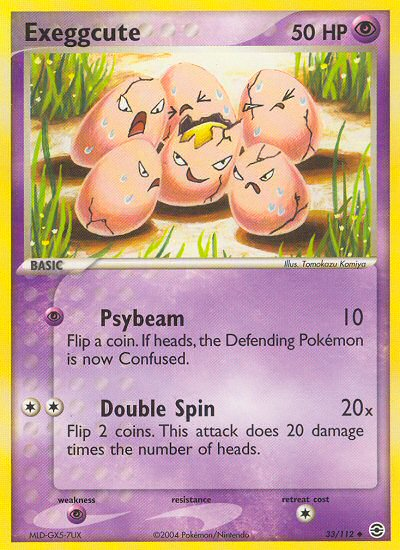 Exeggcute (33/112) [EX: FireRed & LeafGreen] | Tables and Towers