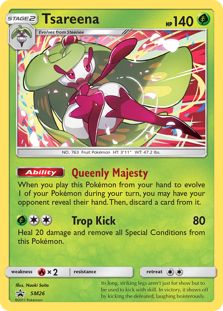 Tsareena (SM26) [Sun & Moon: Black Star Promos] | Tables and Towers