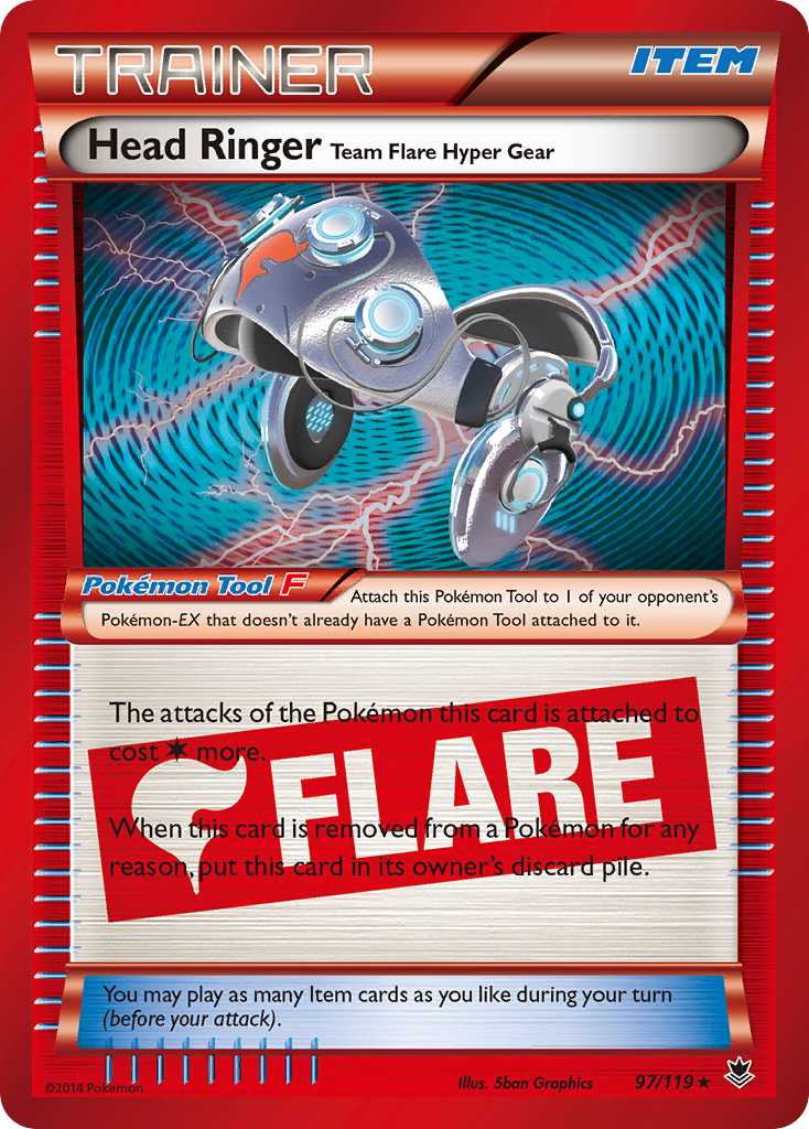 Head Ringer Team Flare Hyper Gear (97/119) [XY: Phantom Forces] | Tables and Towers