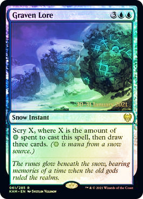 Graven Lore [Kaldheim Prerelease Promos] | Tables and Towers