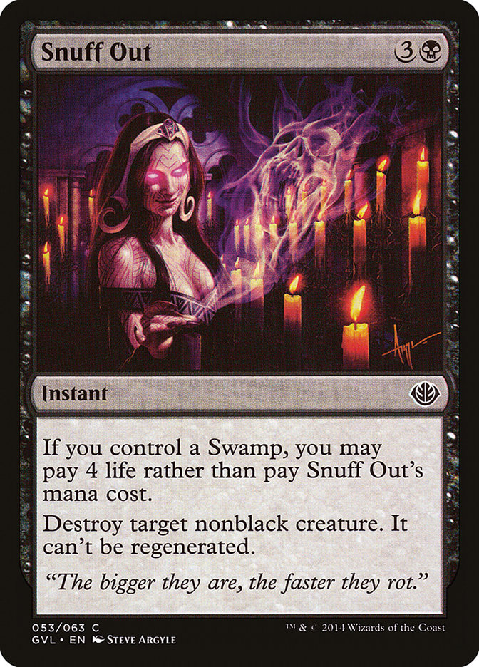 Snuff Out (Garruk vs. Liliana) [Duel Decks Anthology] | Tables and Towers