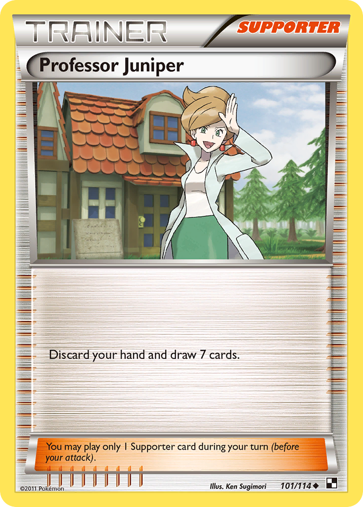 Professor Juniper (101/114) [Black & White: Base Set] | Tables and Towers