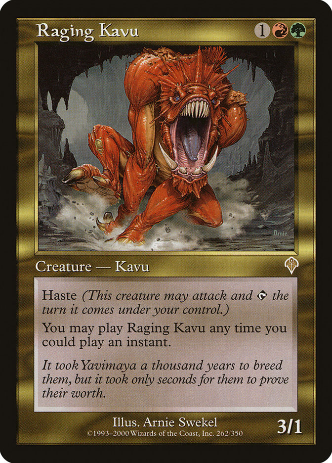 Raging Kavu [Invasion] | Tables and Towers