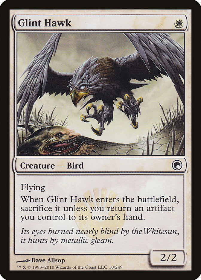 Glint Hawk [Scars of Mirrodin] | Tables and Towers