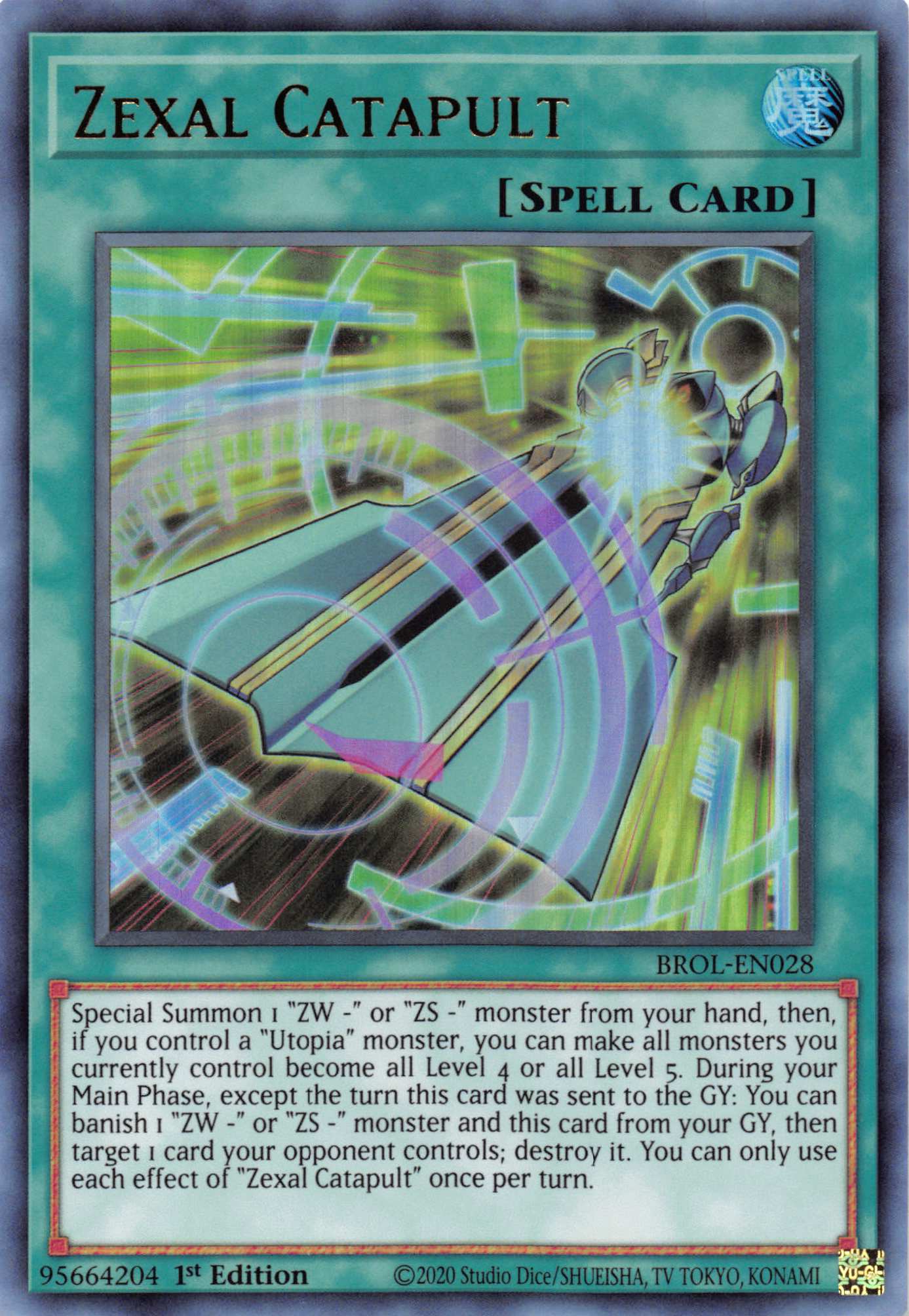 Zexal Catapult [BROL-EN028] Ultra Rare | Tables and Towers