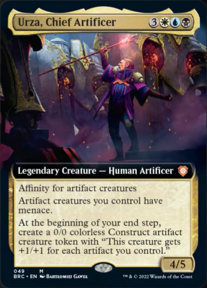 Urza, Chief Artificer (Extended Art) [The Brothers' War Commander] | Tables and Towers