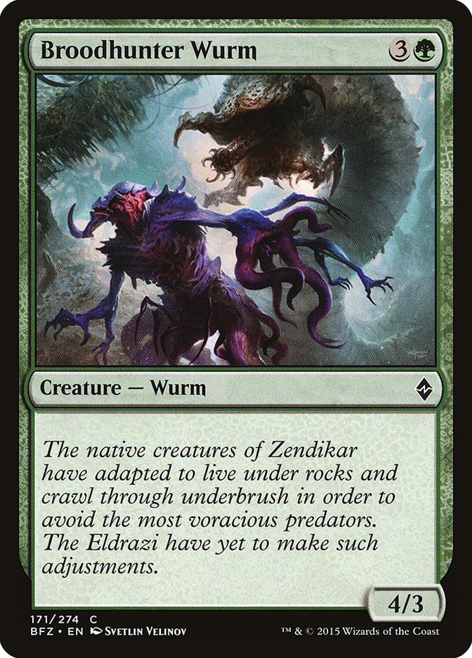 Broodhunter Wurm [Battle for Zendikar] | Tables and Towers