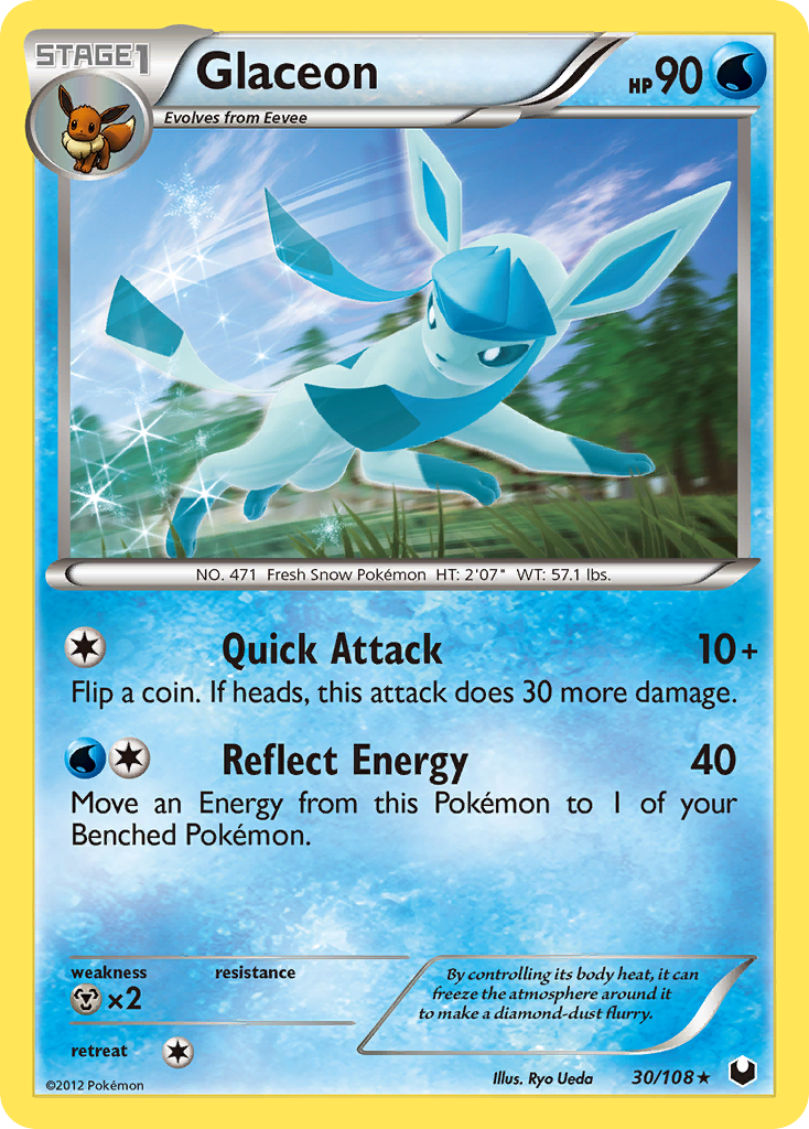 Glaceon (30/108) [Black & White: Dark Explorers] | Tables and Towers