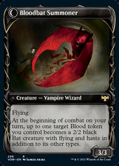 Voldaren Bloodcaster // Bloodbat Summoner (Showcase Fang Frame) [Innistrad: Crimson Vow] | Tables and Towers