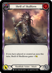 Shrill of Skullform (Red) [EVR116] (Everfest)  1st Edition Rainbow Foil | Tables and Towers