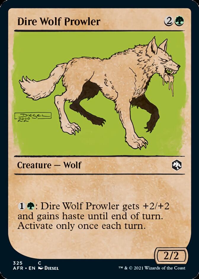 Dire Wolf Prowler (Showcase) [Dungeons & Dragons: Adventures in the Forgotten Realms] | Tables and Towers