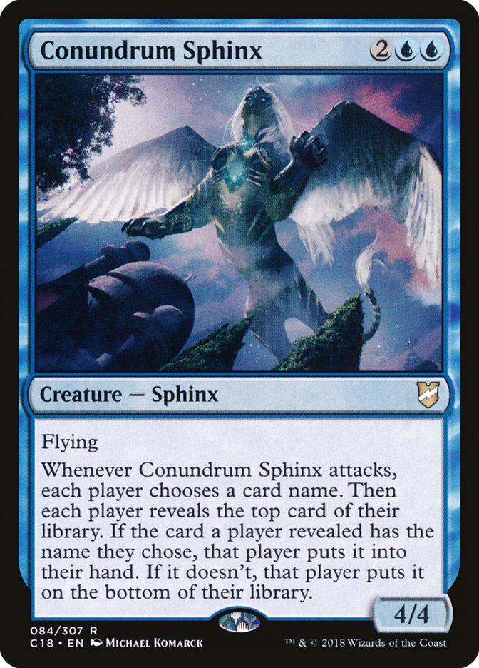 Conundrum Sphinx [Commander 2018] | Tables and Towers