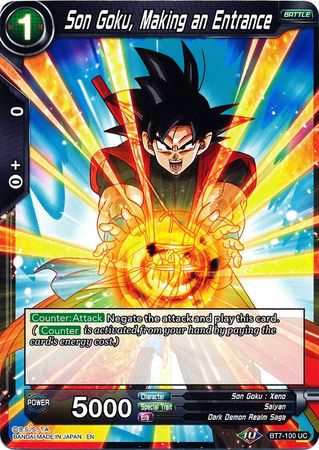 Son Goku, Making an Entrance (BT7-100) [Assault of the Saiyans] | Tables and Towers