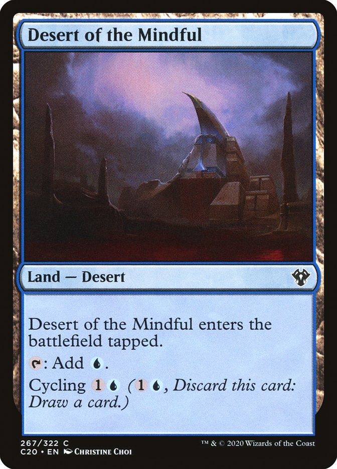 Desert of the Mindful [Commander 2020] | Tables and Towers