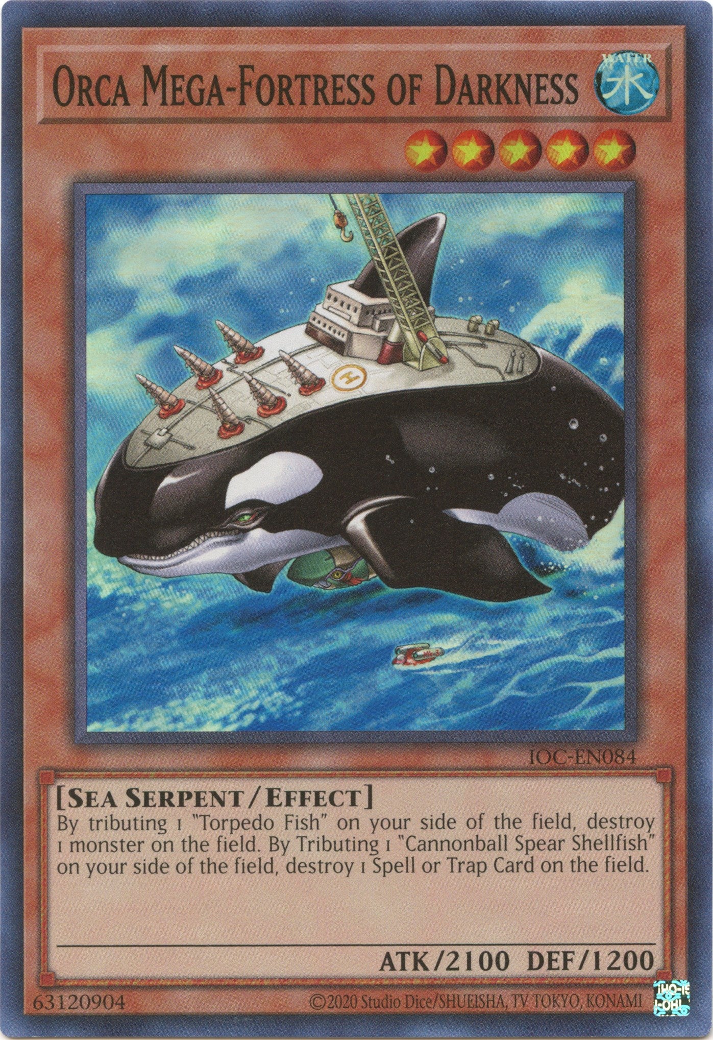 Orca Mega-Fortress of Darkness (25th Anniversary) [IOC-EN084] Super Rare | Tables and Towers