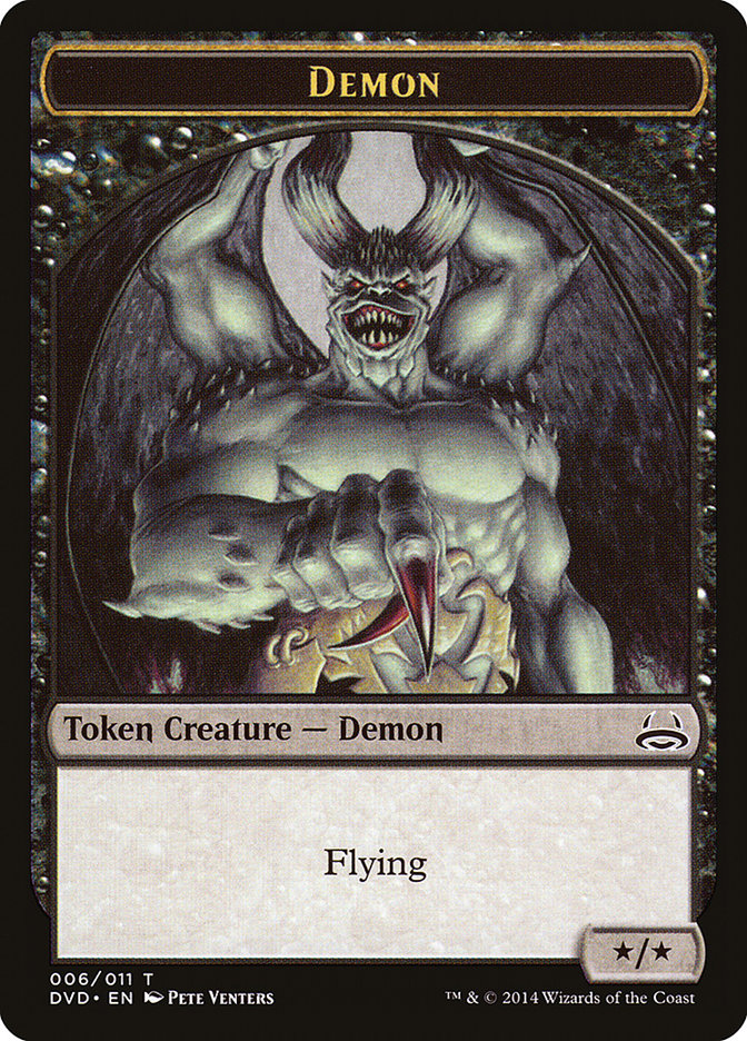 Demon Token (Divine vs. Demonic) [Duel Decks Anthology Tokens] | Tables and Towers