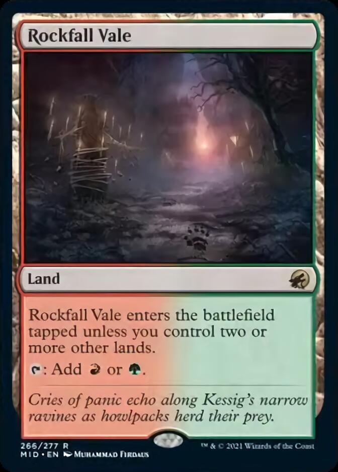 Rockfall Vale [Innistrad: Midnight Hunt] | Tables and Towers