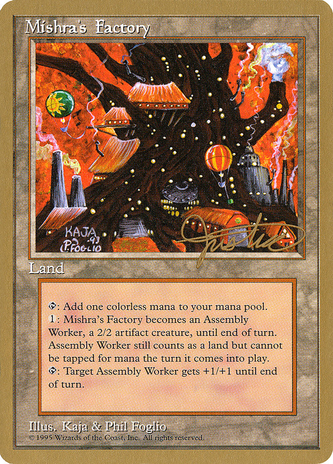 Mishra's Factory (Mark Justice) [Pro Tour Collector Set] | Tables and Towers