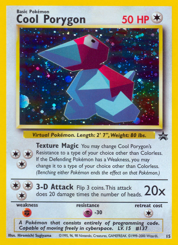 Cool Porygon (15) [Wizards of the Coast: Black Star Promos] | Tables and Towers