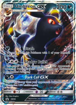 Umbreon GX (SM36) (Jumbo Card) [Sun & Moon: Black Star Promos] | Tables and Towers