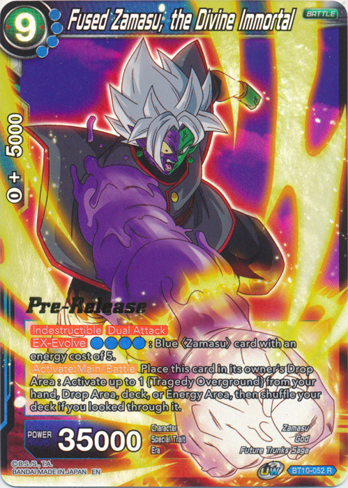 Fused Zamasu, the Divine Immortal (BT10-052) [Rise of the Unison Warrior Prerelease Promos] | Tables and Towers