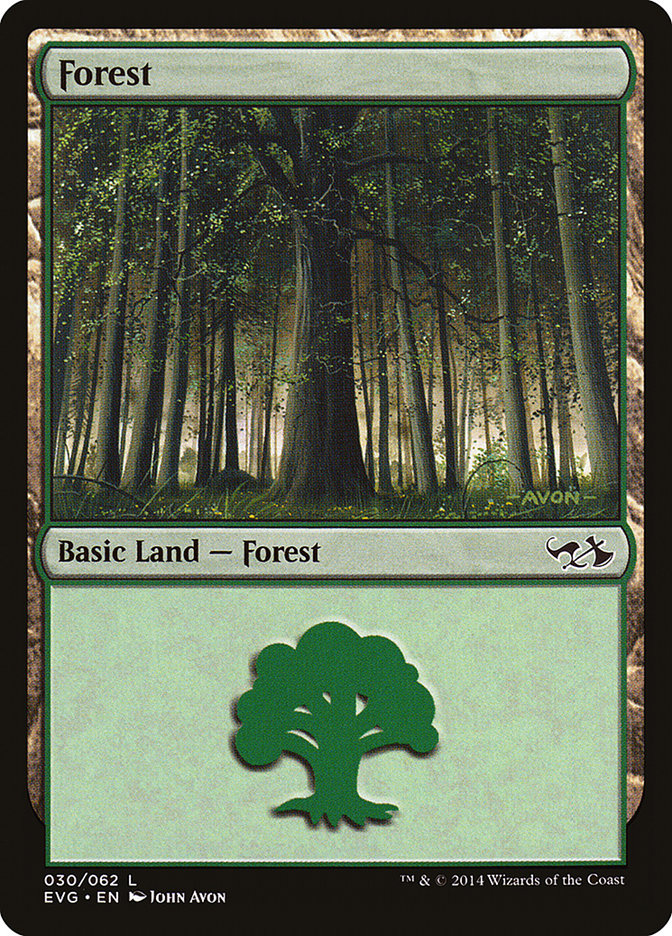 Forest (30) (Elves vs. Goblins) [Duel Decks Anthology] | Tables and Towers