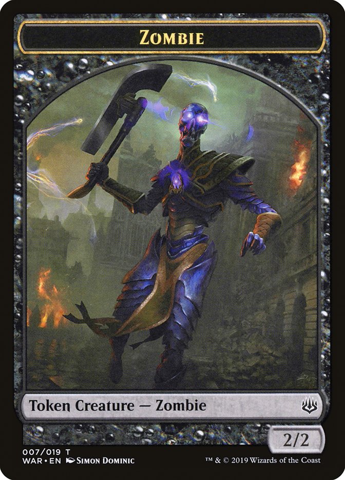 Zombie Token [War of the Spark Tokens] | Tables and Towers