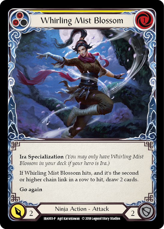 Whirling Mist Blossom [IRA003-P] (Ira Welcome Deck)  1st Edition Normal | Tables and Towers