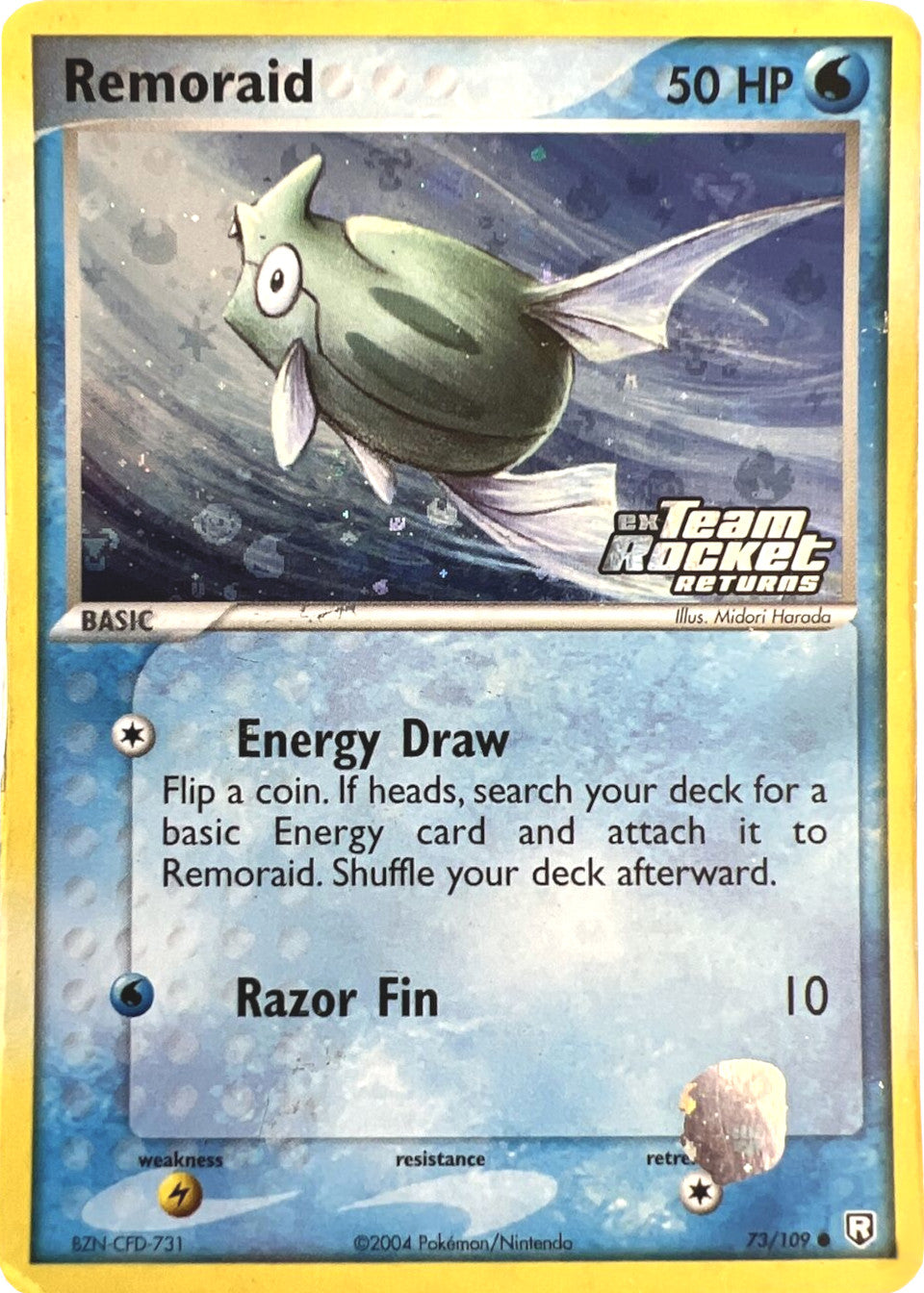 Remoraid (73/109) (Stamped) [EX: Team Rocket Returns] | Tables and Towers