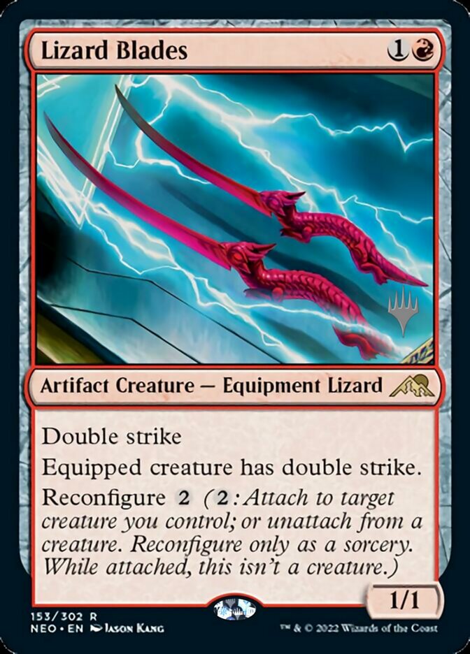 Lizard Blades (Promo Pack) [Kamigawa: Neon Dynasty Promos] | Tables and Towers