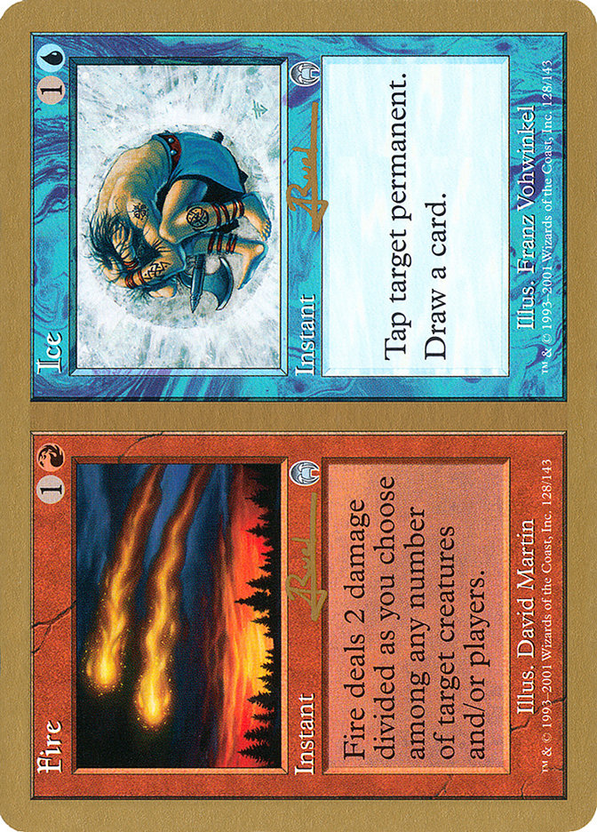 Fire // Ice (Antoine Ruel) [World Championship Decks 2001] | Tables and Towers