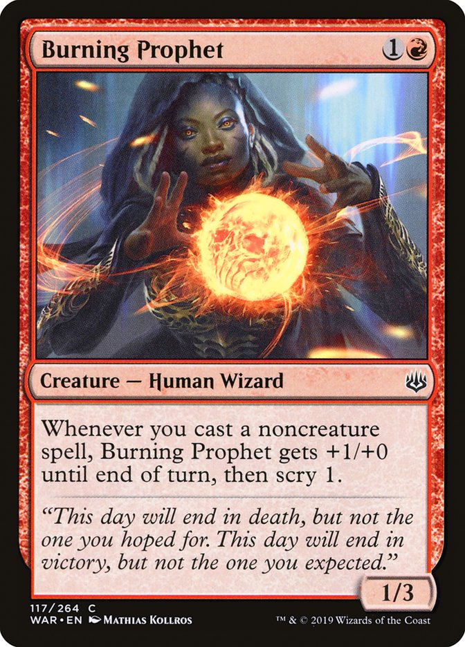 Burning Prophet [War of the Spark] | Tables and Towers