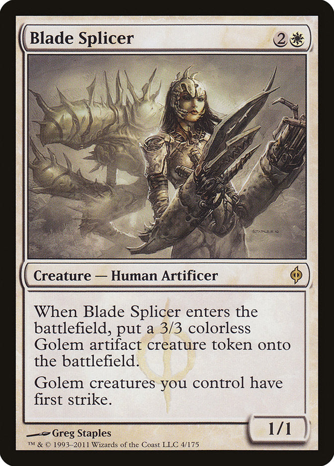 Blade Splicer [New Phyrexia] | Tables and Towers