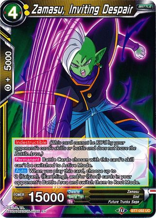 Zamasu, Inviting Despair (BT7-092) [Assault of the Saiyans] | Tables and Towers